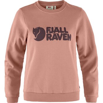 Fjällräven Logo Sweater Womens, Dusty Rose /Port (300-357), S