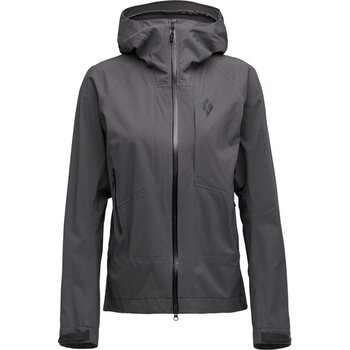 Black Diamond HighLine Stretch Shell Jacket Womens, Anthracite, S