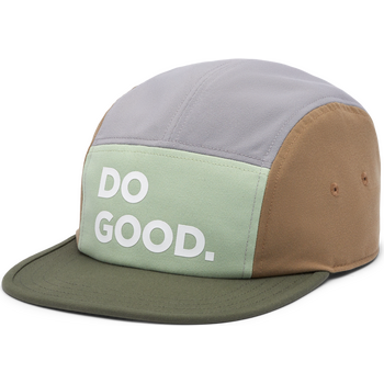 Cotopaxi Do Good 5 Panel Hat, Green Tea / Fatigue, One Size