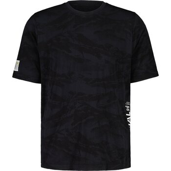 Maloja BessunM. Jersey Mens, Deep Black Mountain Camo, L