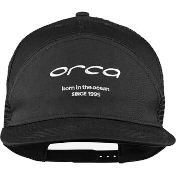 Orca Plane Visor Cap, Black, L/XL