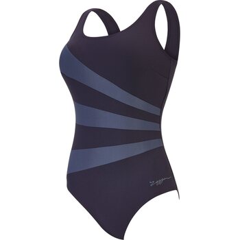 Zoggs Sandon Scoopback, Black, 44 / UK 20 / EUR 46