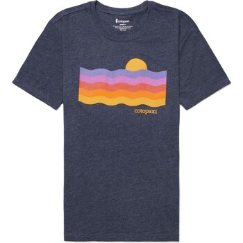 Cotopaxi Disco Wave T-Shirt Womens, Graphite, XL