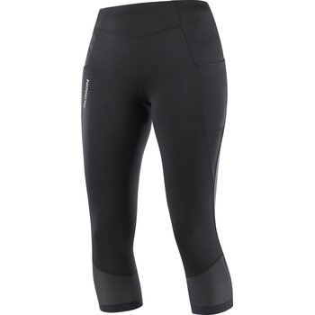 Salomon Cross Run 21" Tight Womens, Deep Black, XS