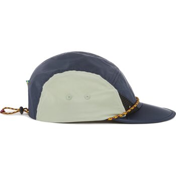 Klättermusen Runa Five Panel Cap, Indigo Blue-Swamp Green