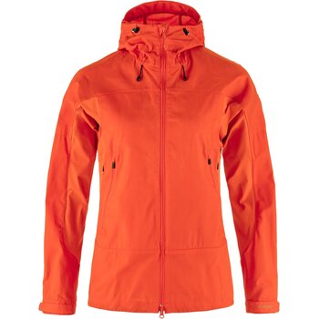 Fjällräven Abisko Lite Trekking Jacket Womens, Flame Orange (214), L