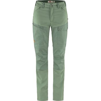 Fjällräven Abisko Midsummer Zip Off Trousers Womens, Jade Green / Patina Green, 38