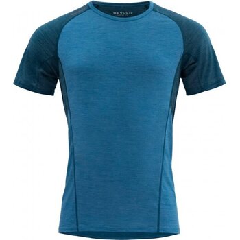 Devold Running T-Shirt Mens, Blue, M