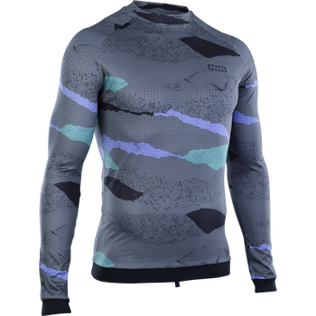 ION Rashguard Maze LS Mens, Dark Collage, 52/L