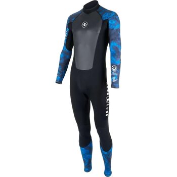 AquaLung HydroFlex 3mm Wetsuit Mens, Black / Blue, XXL