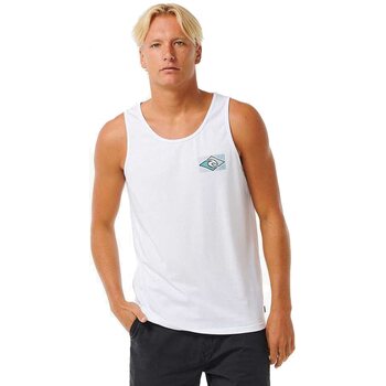 Rip Curl Traditions Tank Mens, Optical White, S