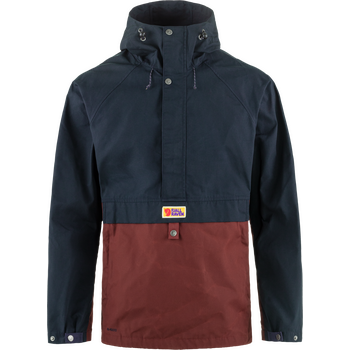 Fjällräven Vardag Anorak Mens, Dark Navy / Maroon (555-352), L