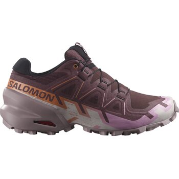 Salomon SpeedCross 6 Womens, Catawba Grape / Papaya / Deauville Mauve, EUR 36 (UK 3.5)