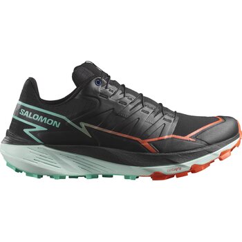 Salomon Thundercross Mens, Black / Cherry Tomato / Electric Green, EUR 47 1/3 (UK 12.0)