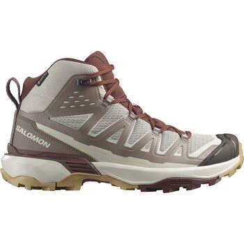 Salomon X Ultra 360 Edge Mid GTX Womens, Silver Cloud / Iron / Rum Raisin, EUR 42 (UK 8.0)