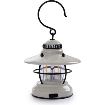 Barebones Mini Edison Lantern, White