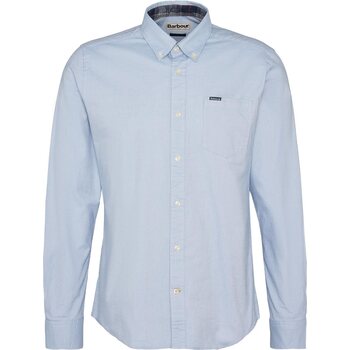 Barbour Marsden Tailored Oxford Shirt Mens, Cool Blue, M