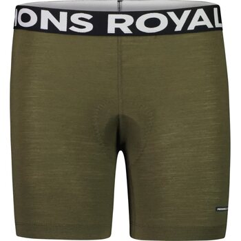 Mons Royale Low Profile Merino Air-Con Bike Short Liner Womens, Dark Olive, S