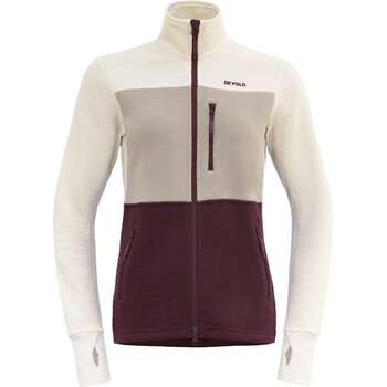 Devold Thermo Wool Jacket Womens, Port/Raw White/Stone, M