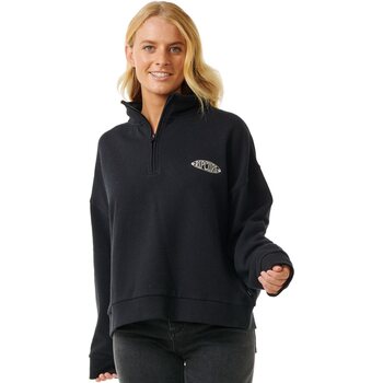 Rip Curl Soleil 1/4 Zip Pull Over Womens, Black, S