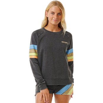 Rip Curl High Tide Surf Raglan Crew Womens, Washed Black, S