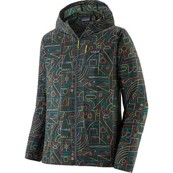 Patagonia Houdini Jacket Mens, Lose Yourself Outline: Nouveau Green, L