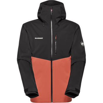 Mammut Alto Guide HS Hooded Jacket Men, Brick-Black, L