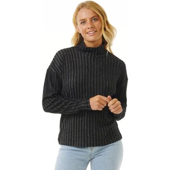 Rip Curl Cosy Fleece Crew
 Womens, Black Marl, S