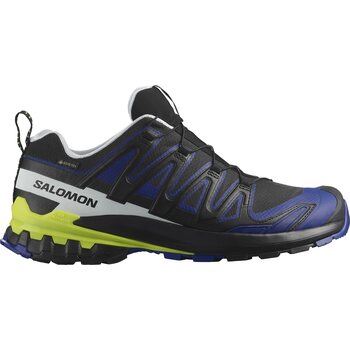 Salomon XA PRO 3D V9 GTX Fan Fire Mens, Black / Surf The Web / Safety Yellow, EUR 44 2/3 (UK 10.0)