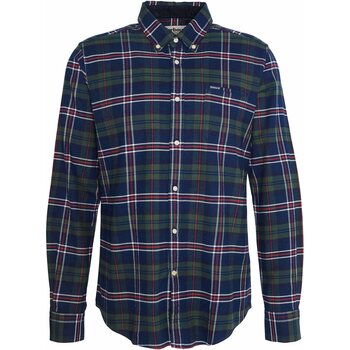 Barbour Ronan Tailored Check, Deep Blue, L