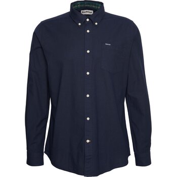 Barbour Marsden Tailored Oxford Shirt Mens, Navy Stripe, S