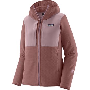 Patagonia R2 CrossStrata Hoody Womens, Dulse Mauve, L