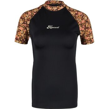 Rip Curl Sea Of Dreams UPF 50 Short Sleeve Womens, Brown, XS