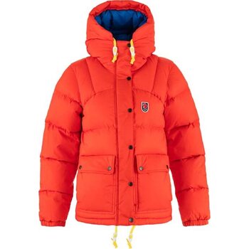 Fjällräven Expedition Down Lite Jacket Womens, Flame Orange / UN Blue (214-525), XS