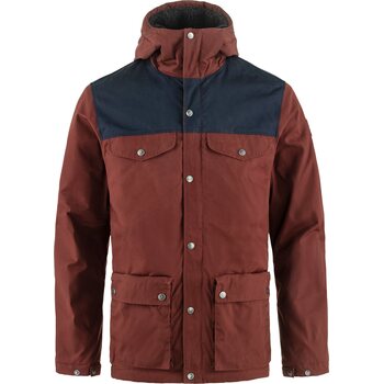 Fjällräven Greenland Winter Jacket Mens, Maroon / Dark Navy (352-555), XS