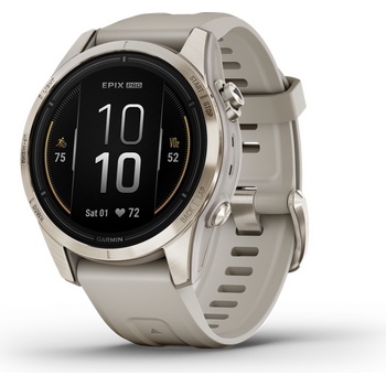 Garmin Epix (Gen2) Pro Sapphire Edition 42, Cream Gold SS / Fr. Gray