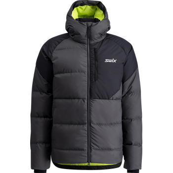 Swix Focus Down Jacket Mens, Magnet / Black, M