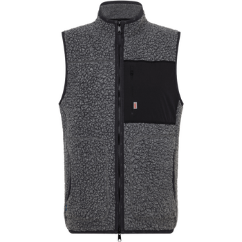 Varg Vargön Fat Wool Vest Mens, Black Granite, XL
