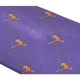 Alan Paine Silk Tie - Standing Pheasant