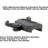 GG&G Quick Detach Harris Bipod Adapter