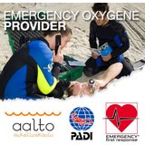 PADI EFR (hätäensiapu, ensiavun jatkotoimenpiteet & AED) + Emergency Oxygen Provider