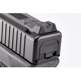 Wilson Combat Sight Set Glock Snag-Free Vickers Elite Black Serrated Rear Red Fiber Optic Front .245"