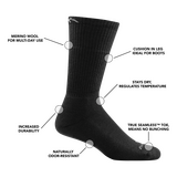 Darn Tough T4021 Tactical Boot Sock Midweight with Cushion Merino
