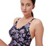 Speedo Shaping Printed Strappy 1 Piece Womens