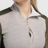 Aclima Woolnet Hybrid Mock Neck Womens