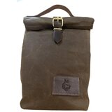 Bushcraft Spain Oilskin Canvas and Leather Lunch Bag