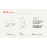 Sealskinz Raynham Waterproof All Weather Mid Length Sock