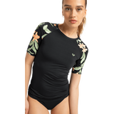 Roxy SS Lycra Printed Womens