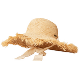 Rip Curl Wategos Fringed Straw Boho Hat
