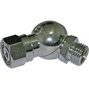 XS Scuba Adapter 360° Swivel MP 2nd Stage 9/16" M - 9/16 F Chromed Brass